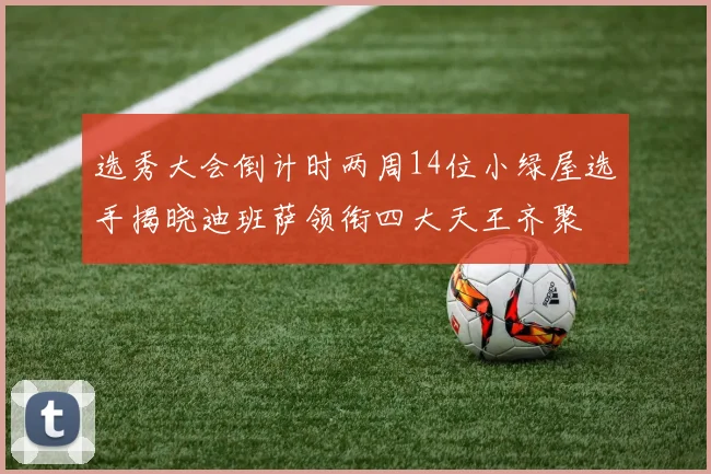 选秀大会倒计时两周14位小绿屋选手揭晓迪班萨领衔四大天王齐聚